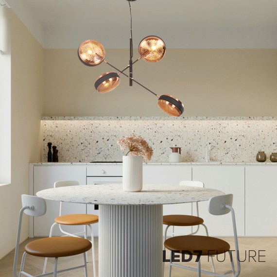 Loft Industry Modern - Head Chandelier